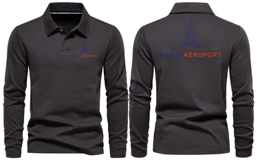 PARIS AIRPORT LONG SLEEVE POLO